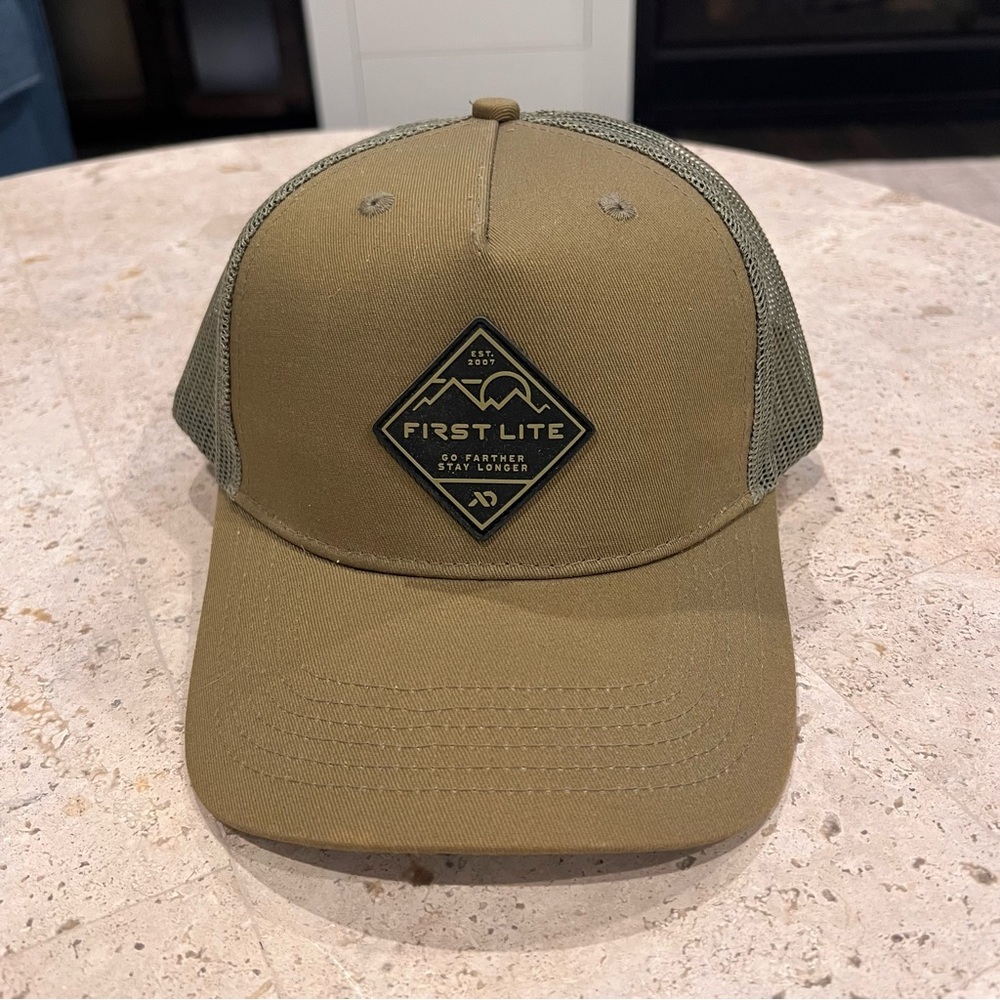 First Lite Khaki and Olive Mesh Hat